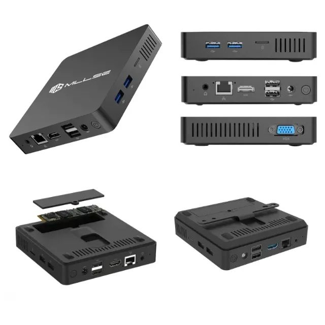 Mini PC Intel Celeron N3350, 6GB RAM, 256GB SSD, Win 10 Pro - Foto 2