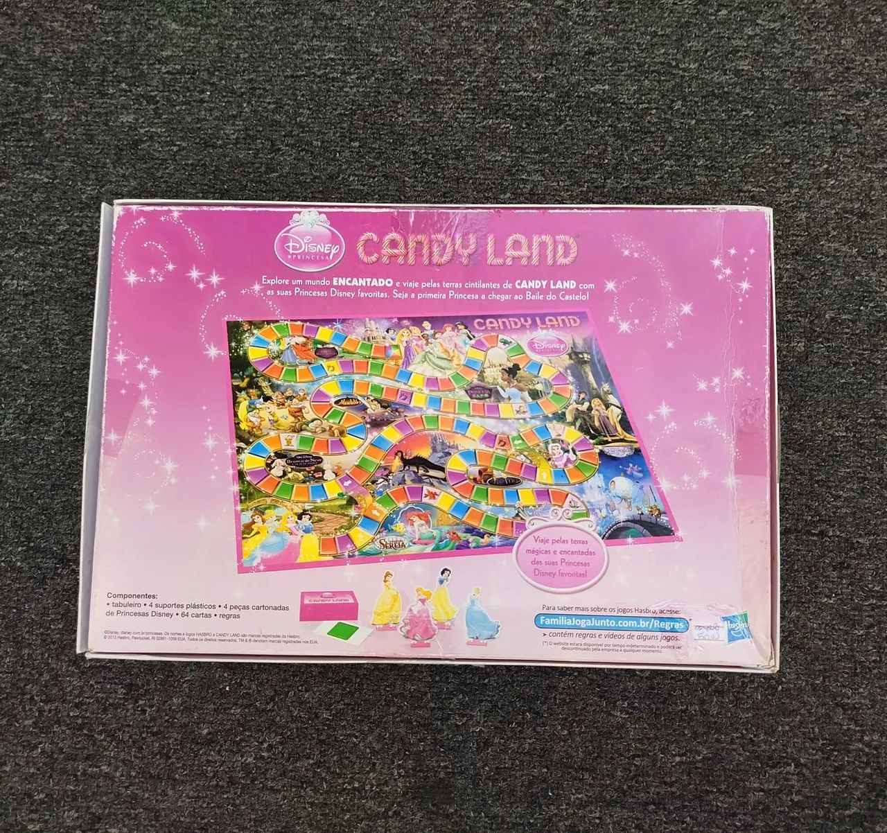 Jogo Candy Land Edição Princesas Disney  - Foto 4