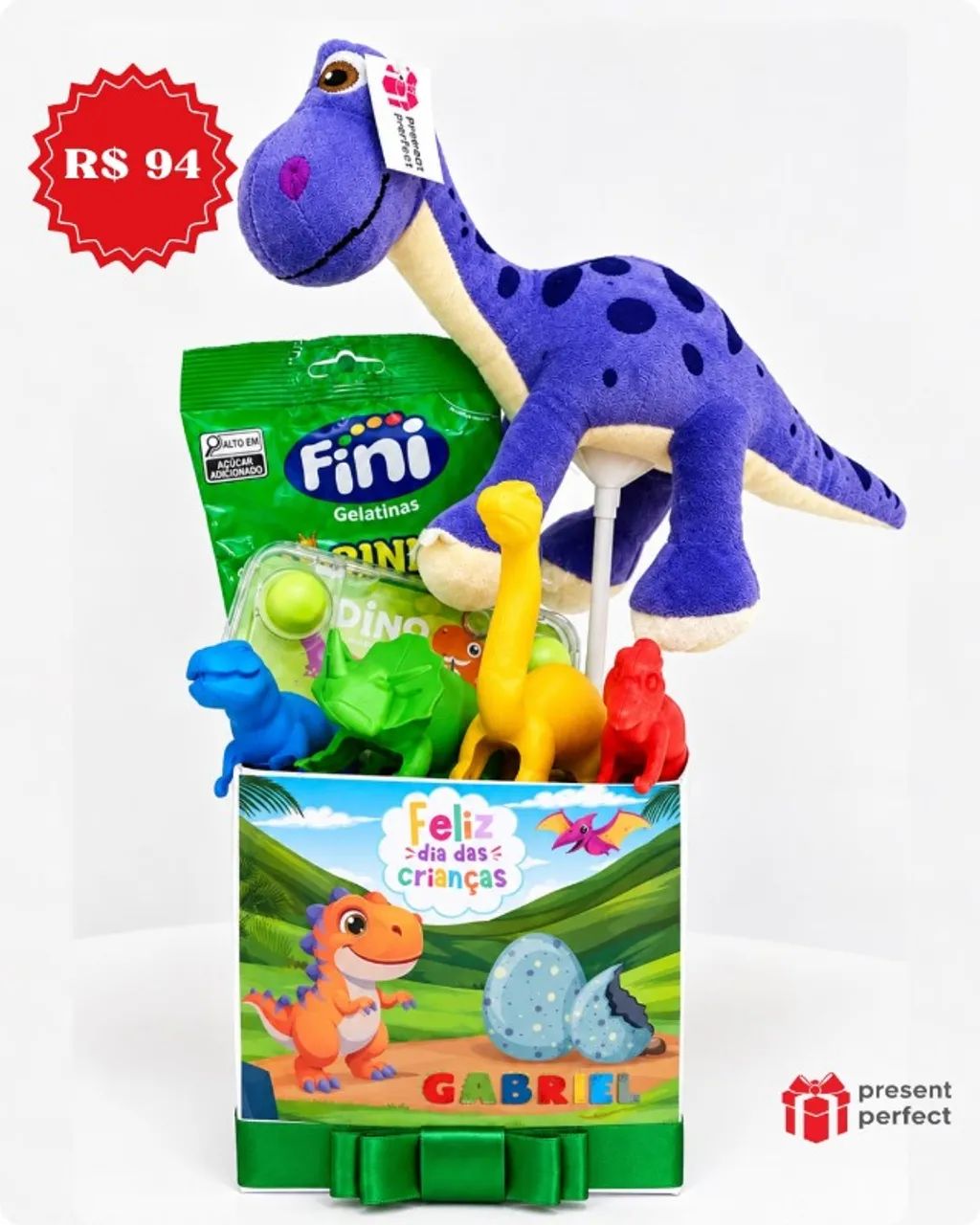 Presente Dia das Crianças - Box Dinossauros