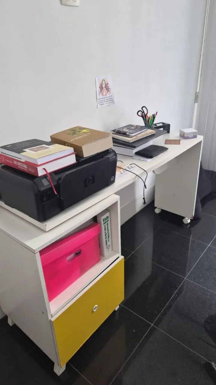 Escrivaninha de escritório com gaveta  - Foto 2