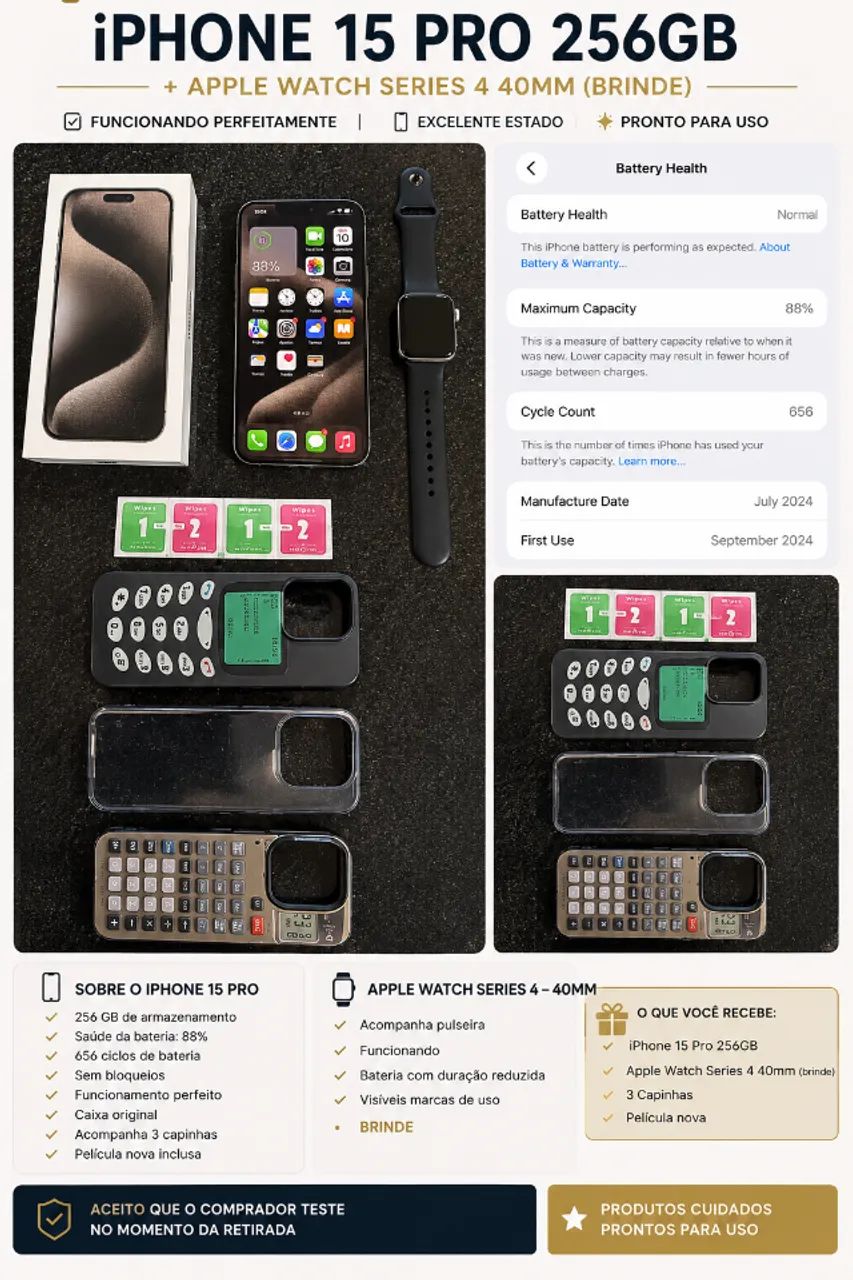 iPhone 15 pro 256gb - Foto 2