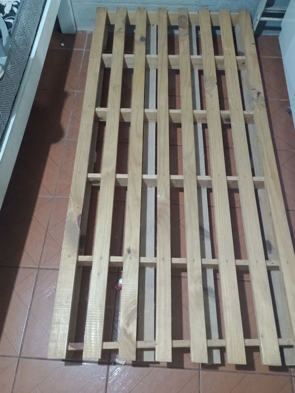 Base de palet e colchão solteiro  - Foto 3