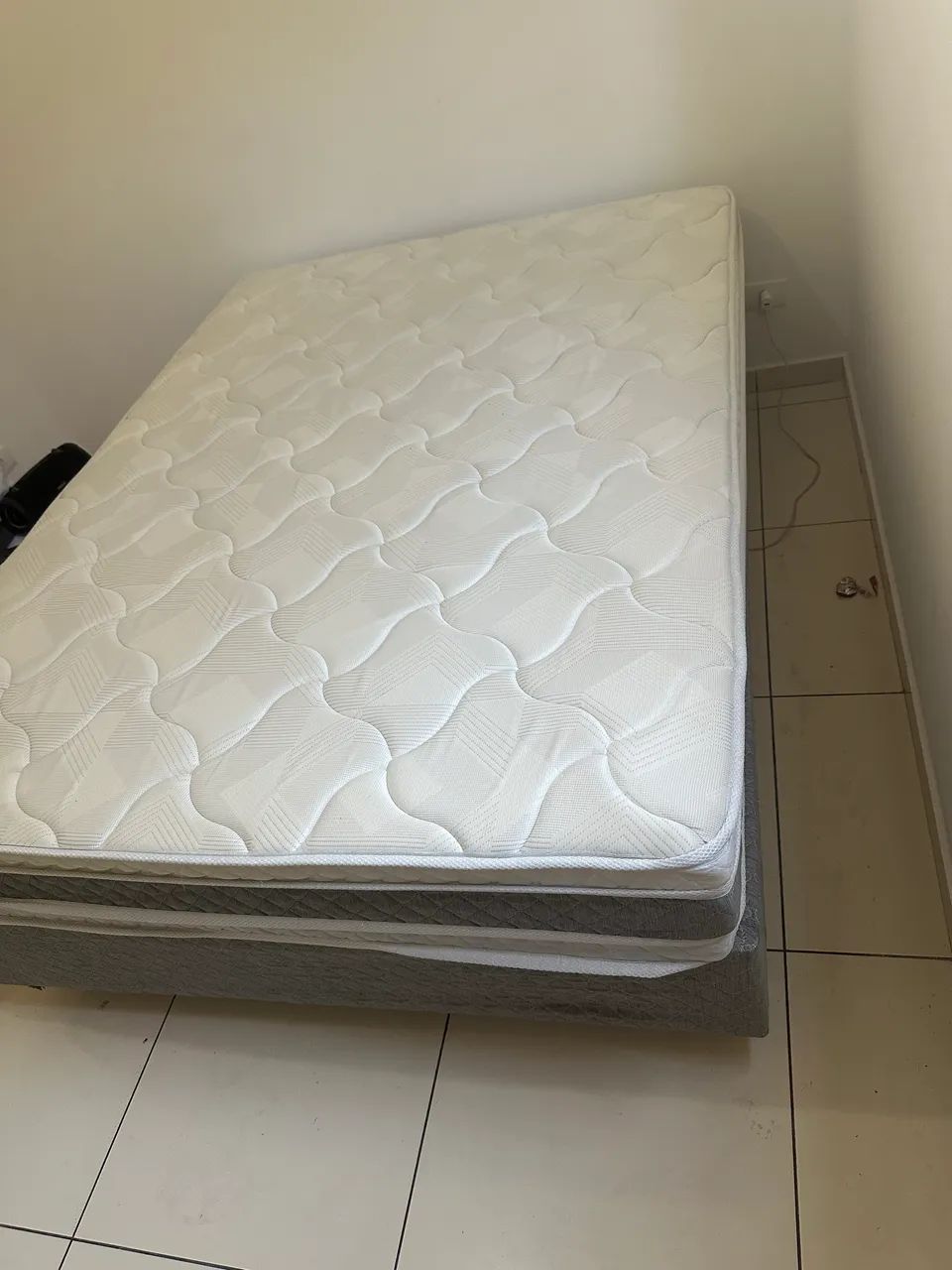 Cama de casal nova 1 mês de uso apenas  - Foto 3