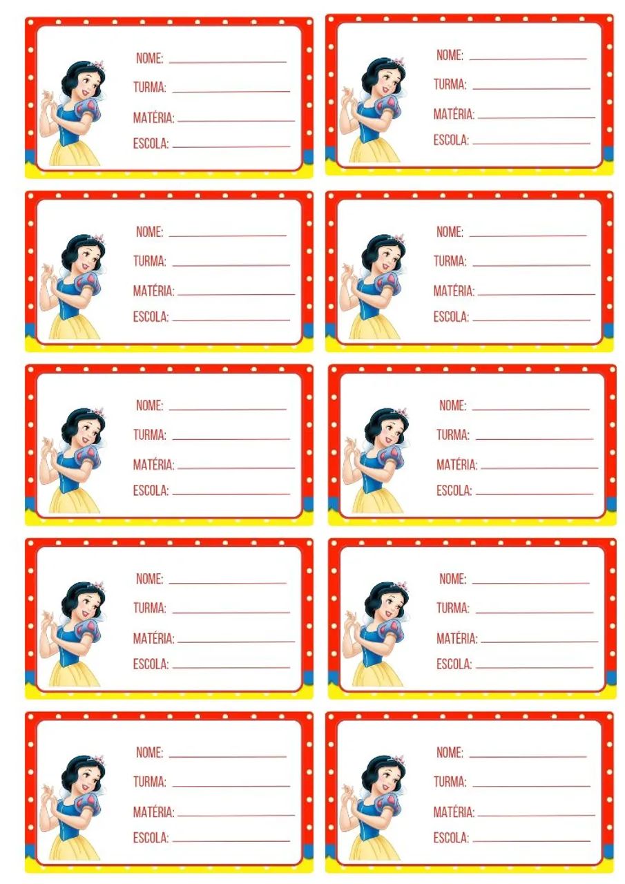 Etiqueta Personalizada 