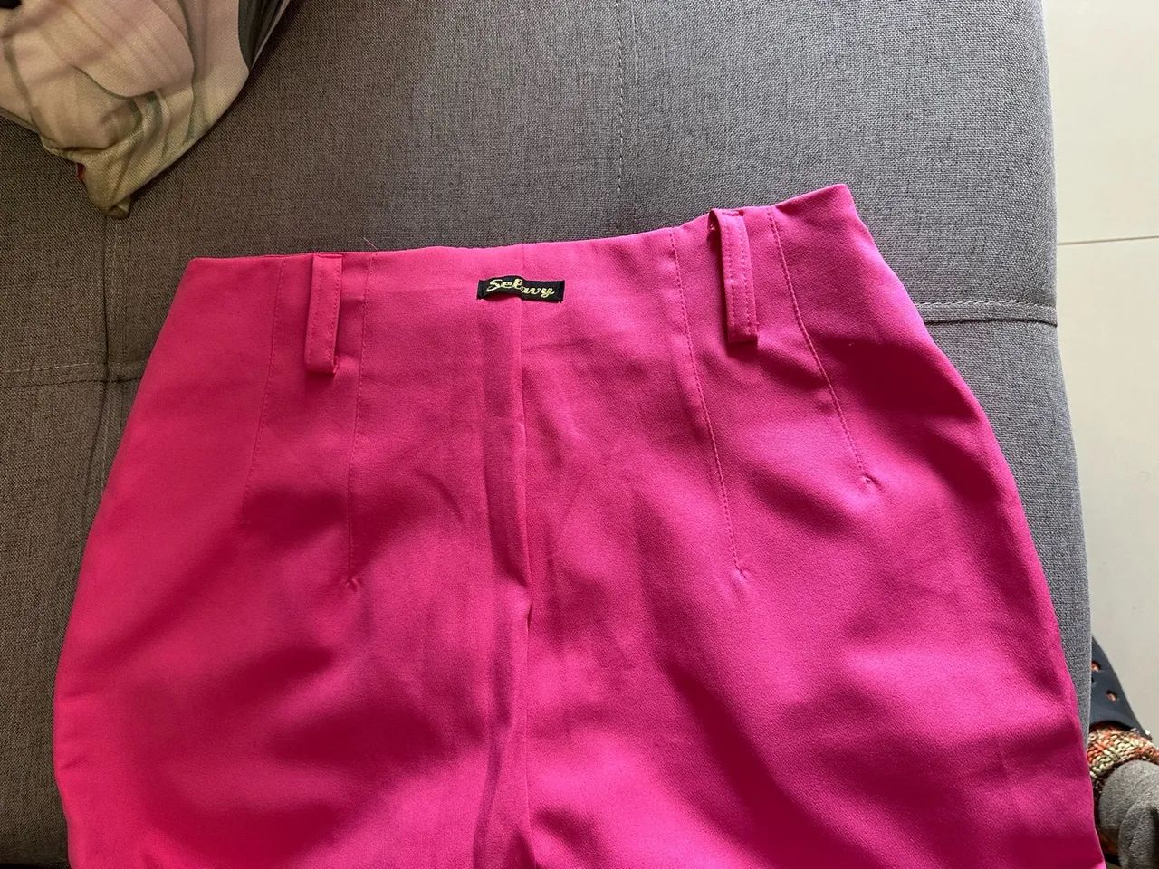 Conjunto alfaiataria Blazer curto e Calça modelo Zara com bolsos  - Foto 4