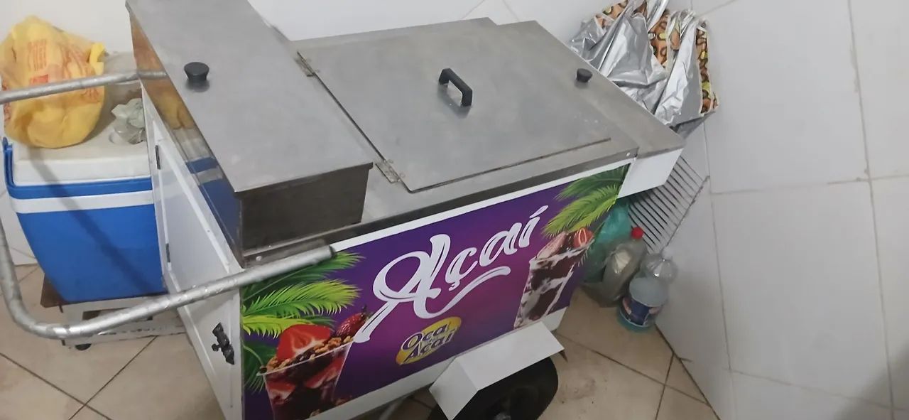 Vendo carrinho de açaí novo - Foto 2