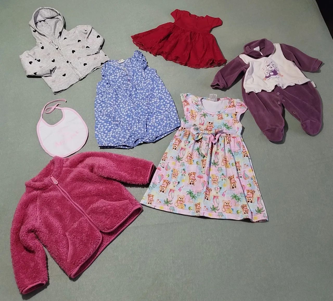 Combo infantil menina - 6/12 meses