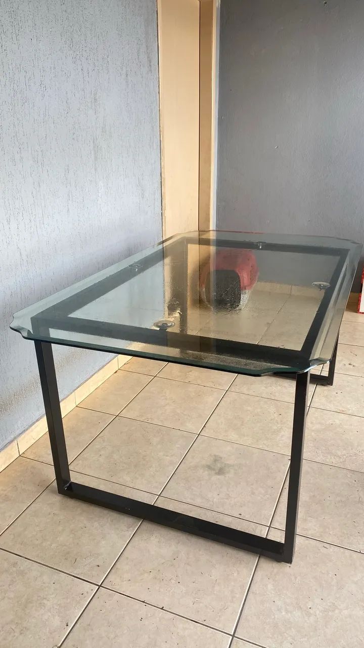 MESA DE VIDRO TEMPERADO 