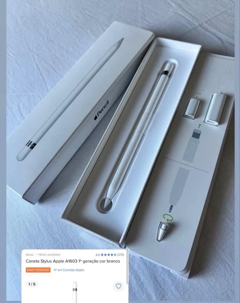 iPad 10.2 Wi-Fi 64gb 9 geração + Apple Pencil  - Foto 5