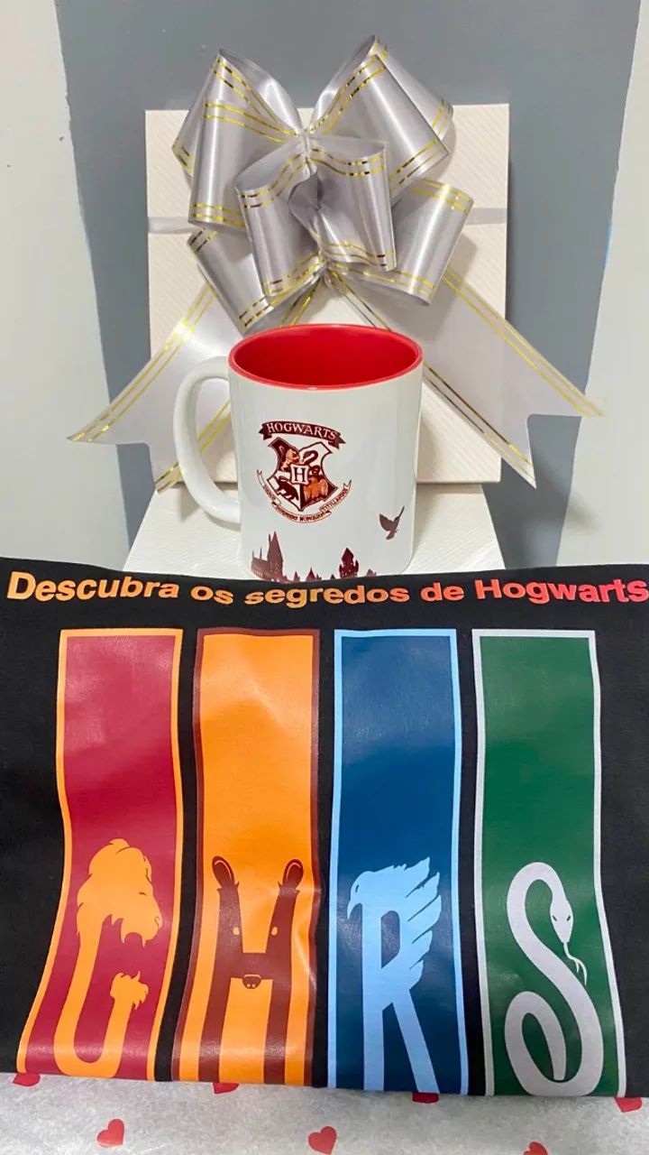 Camiseta + Caneca Harry Potter - Foto 2