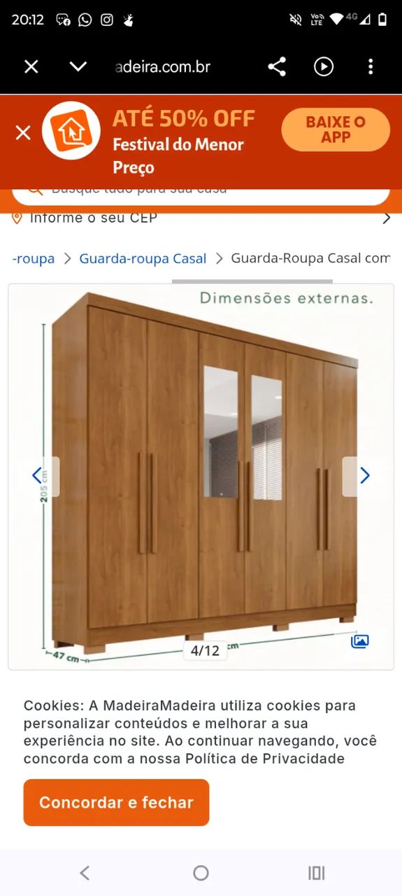 Guarda roupa 