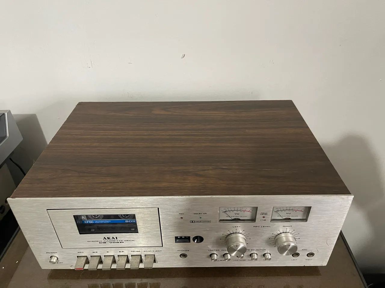 Tape deck akai cs-705d funcionando, bem conservado  - Foto 2