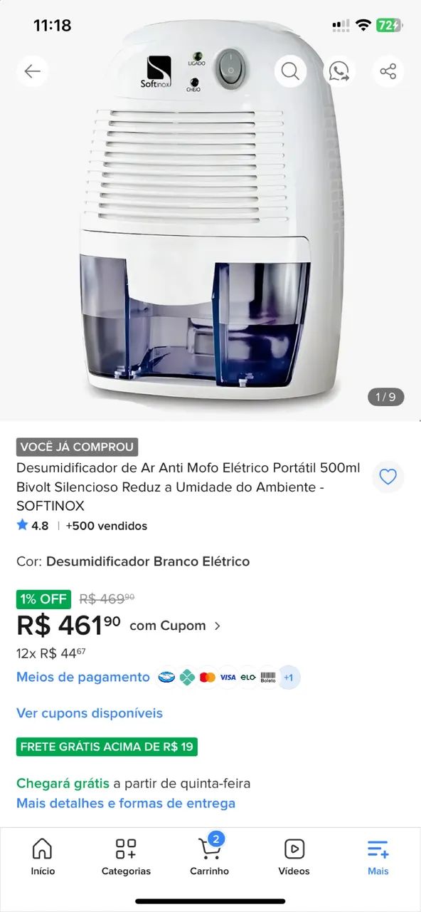 Desumidificador 