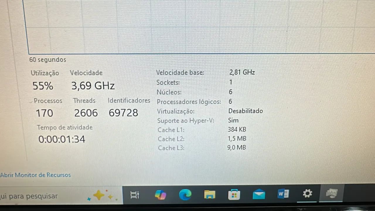Computador lenovo i5 oitava ddr4 16 gb geração completo tela 19 polegadas ssd 256 loja  - Foto 3
