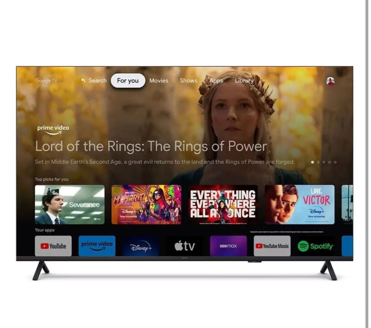 Smart TV 65 p 4K Philips, Google TV Comando de Voz.  *NA CAIXA* (nunca aberta) 3500. - Foto 3