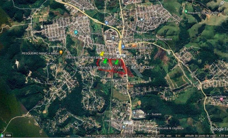 Área à venda, 84594 m² por R$ 25.500.000,00 - Palmeiras de São Paulo - Suzano/SP - Foto 2
