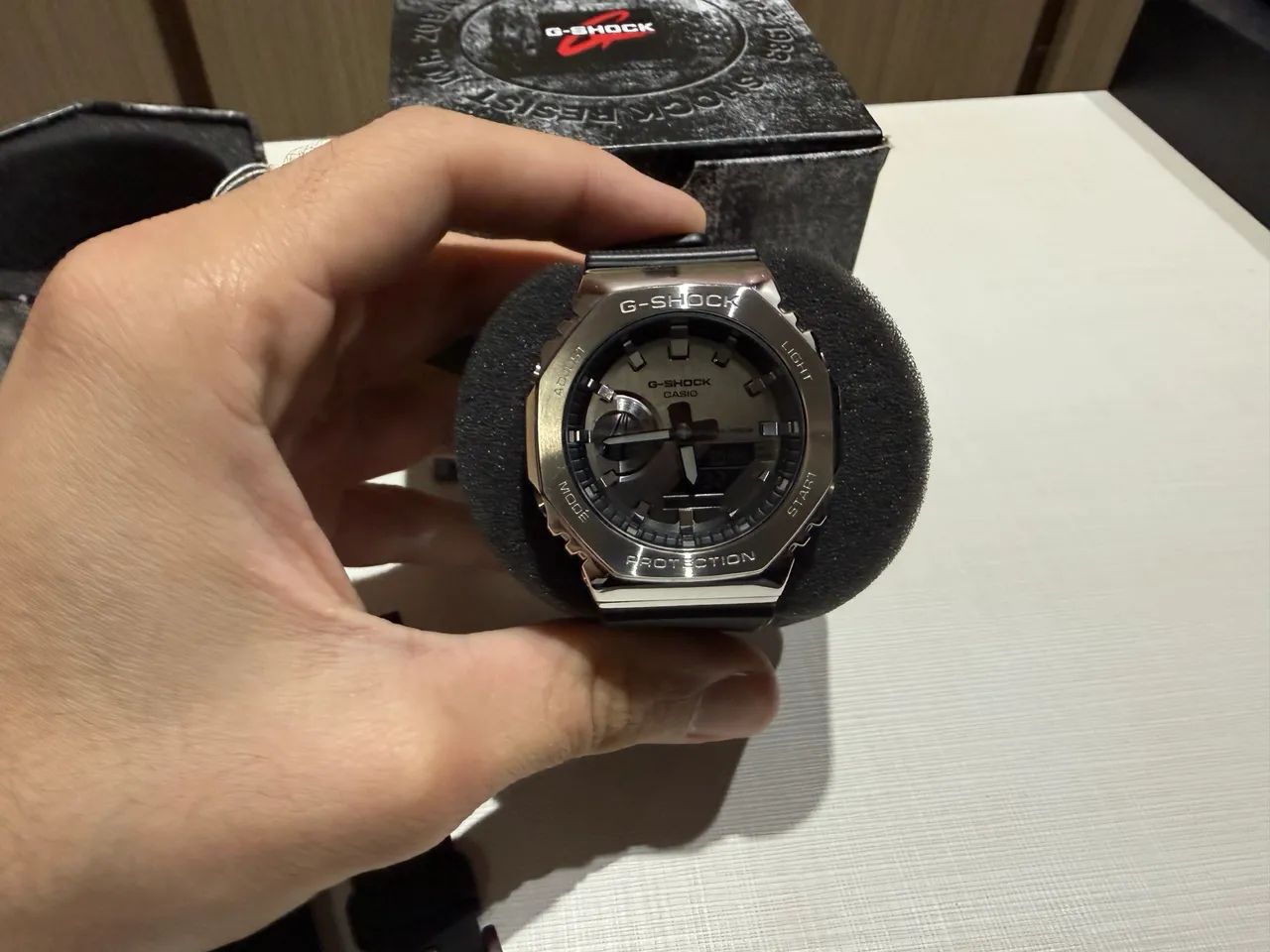 Relógio CASIO G-SHOCK GM-2100-1ADR - Foto 3