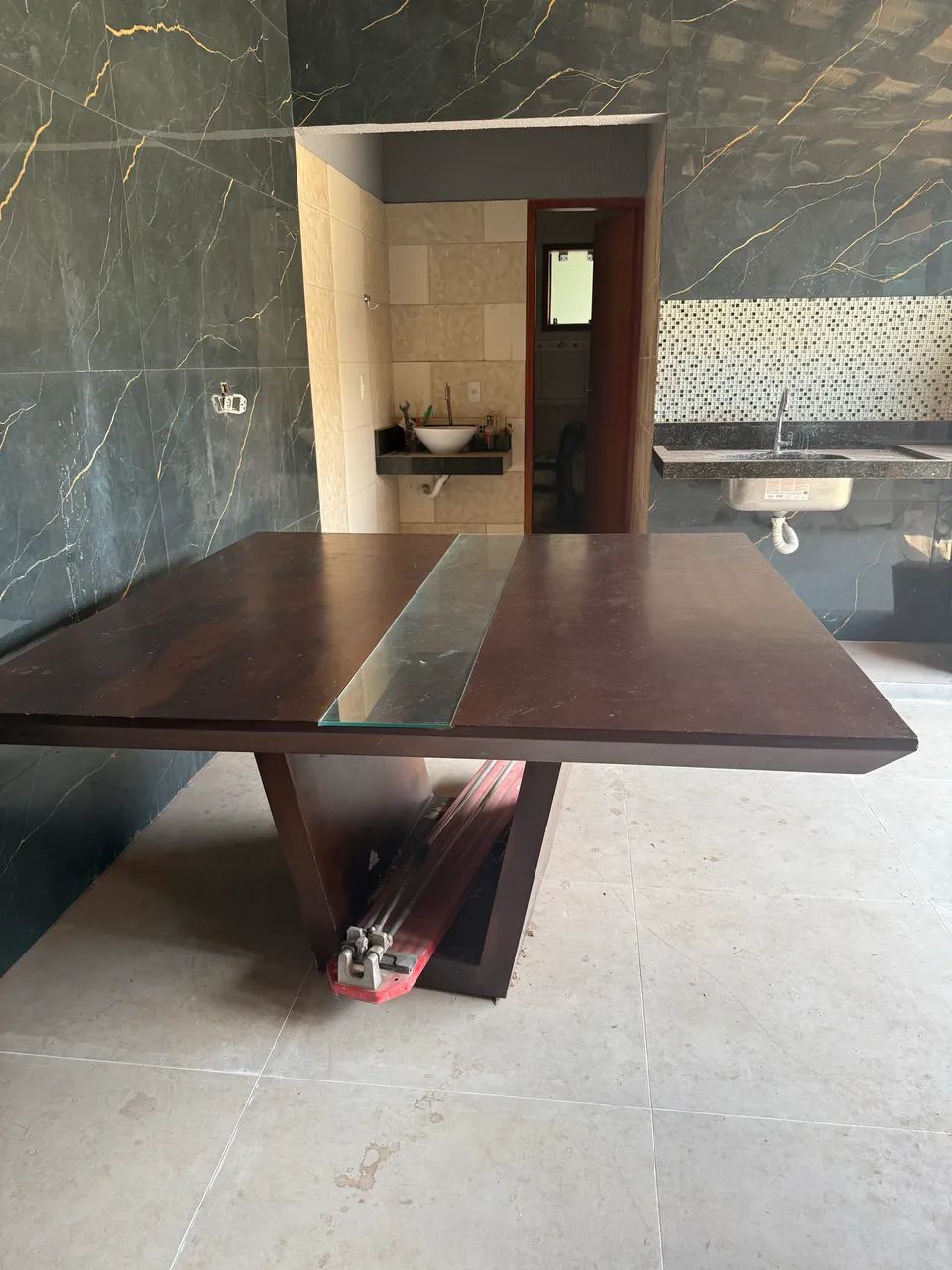 Mesa de jantar com aparador - Foto 3