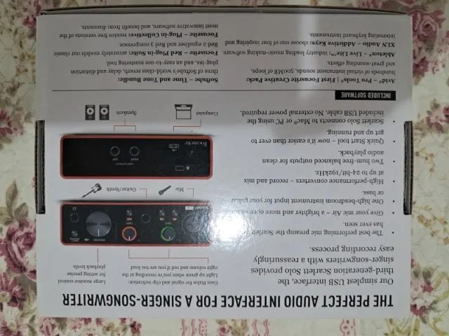 Interface De Áudio Focusrite Scarlett Solo 2i2 3ª Gen. - Foto 2