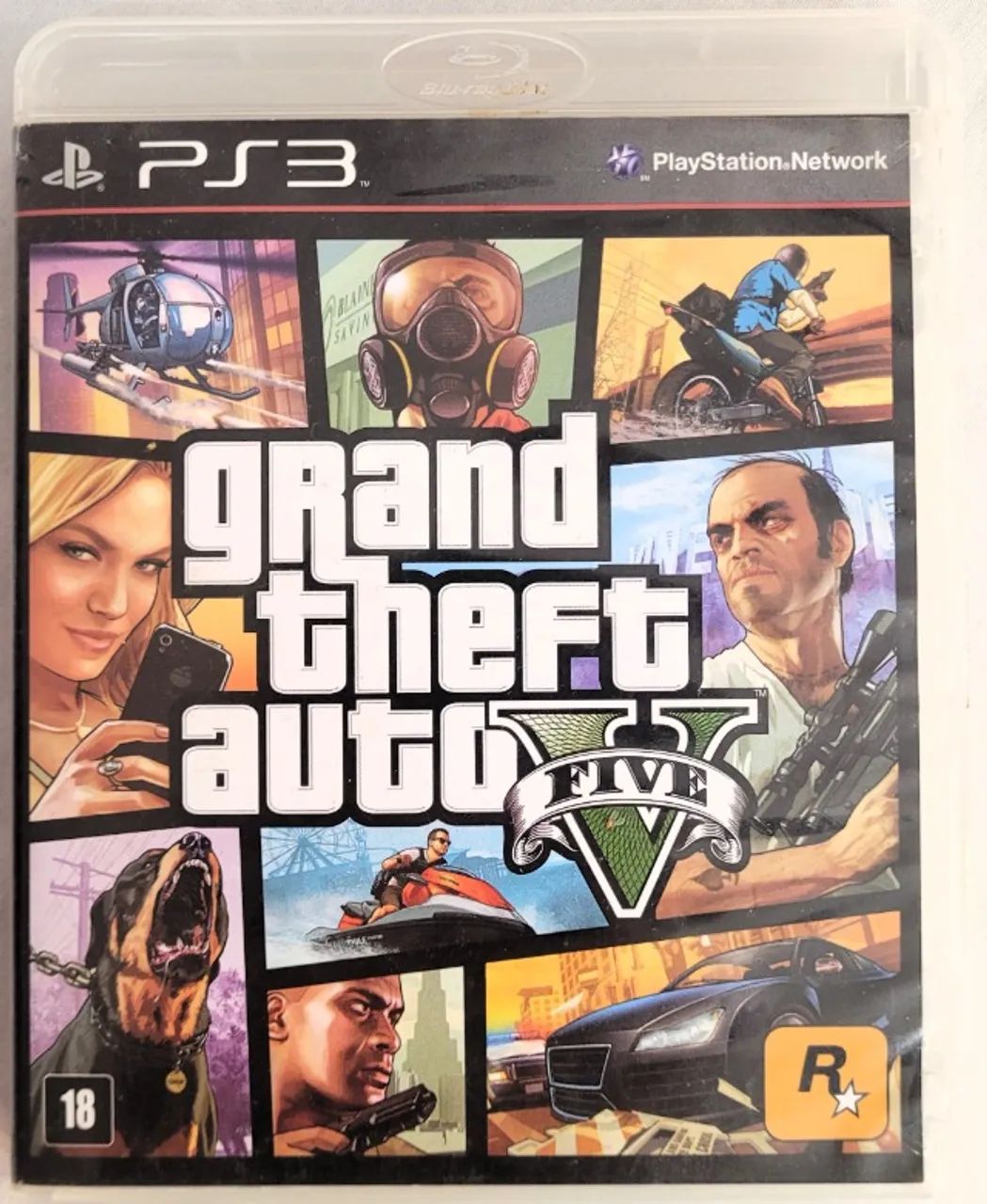 GTA V para PS3 em ótimo estado.