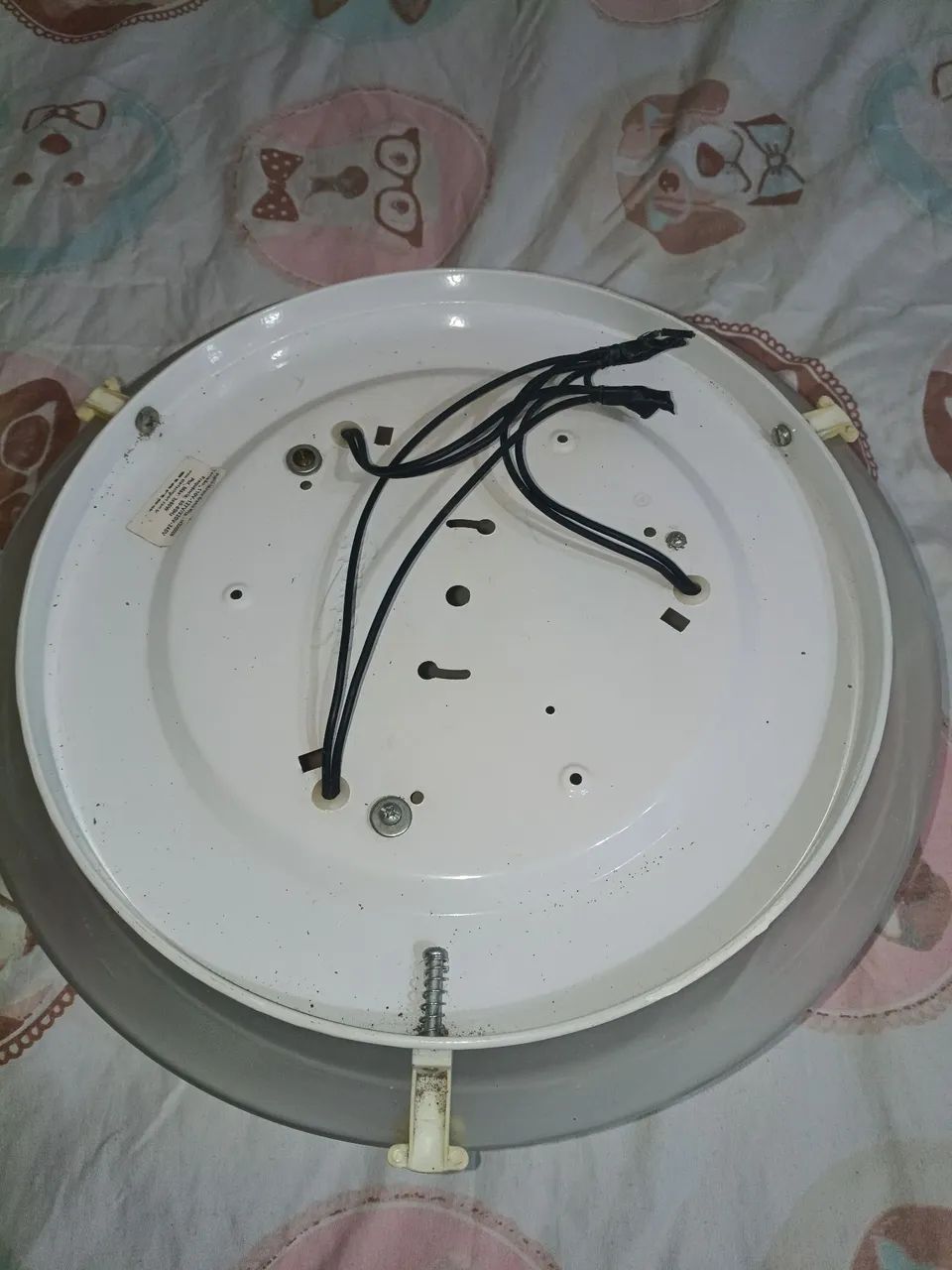 Plafon de 40cm com 3 lampadas - Foto 2