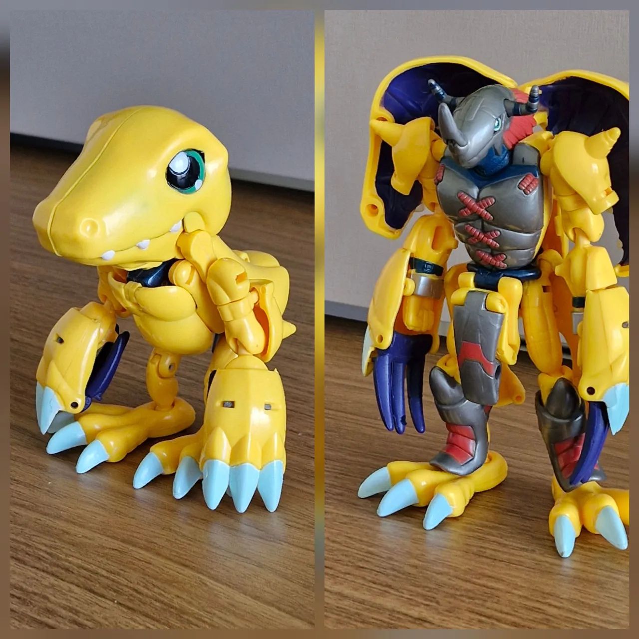 Boneco Digimon Agumon Digivolve War Greymon Original anos 2000