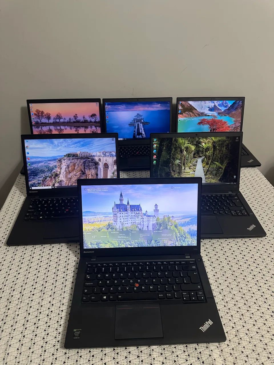 Lote de 5 notebook Lenovo Thinkpad t440 s - Foto 5