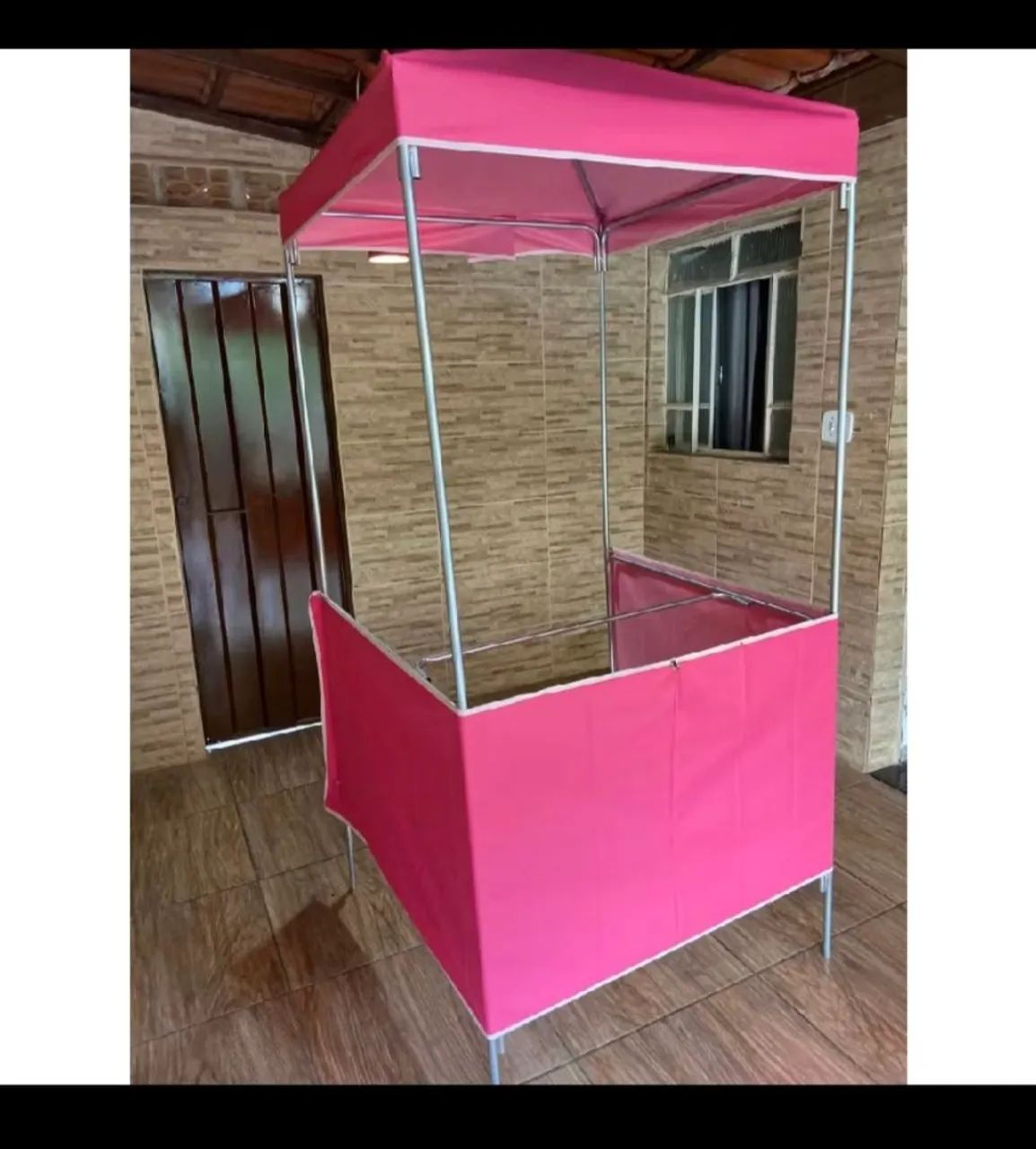 Barraca de venda rosa - nunca usada