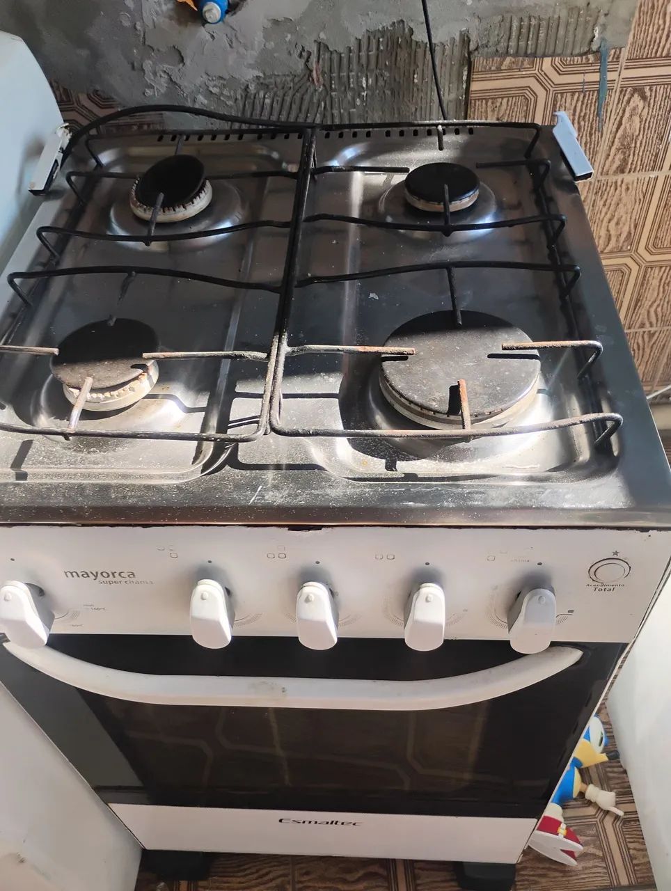 Fogão 4 bocas automático 