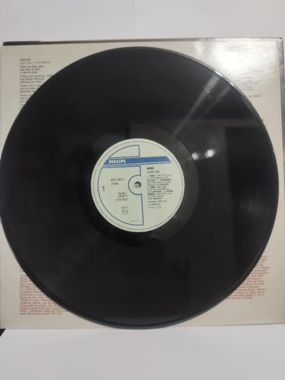 LP Ivan Lins - Mãos (Encarte) - Foto 5