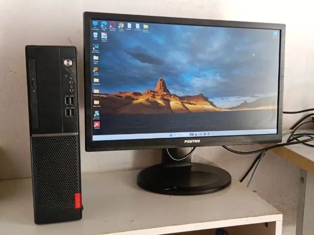 Pc Completo Core i3-7100 8gb de Ram DDR4 SSD 240gb Monitor de 19 Polegadas - Foto 2
