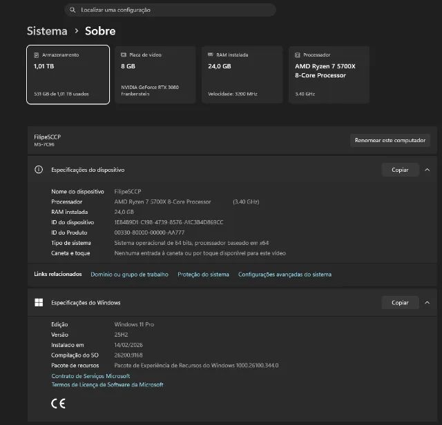  PC GAMER COMPLETO  RYZEN 7 + RTX 3080M  - Foto 3