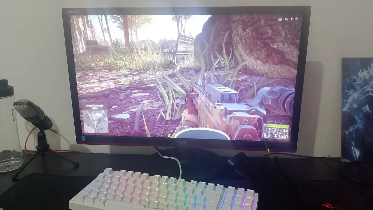 Monitor gamer mesa gamer 