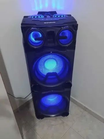 Caixa Bluetooth Gradiente Power Bass 1500w RMS