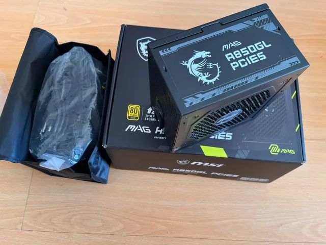 Fonte MSI A850GL PCIE5, 80 Plus Gold