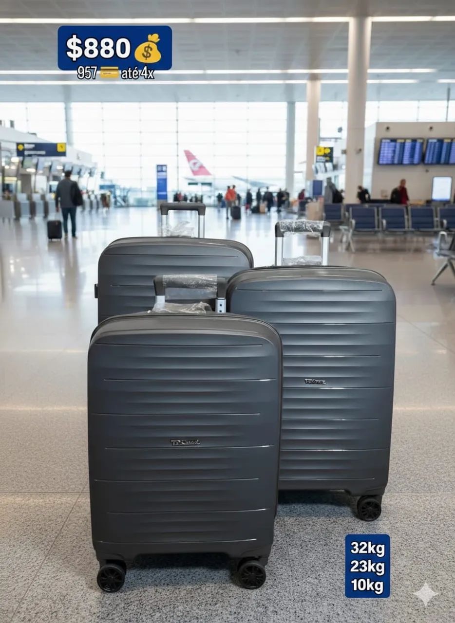 Kit malas inquebráveis 