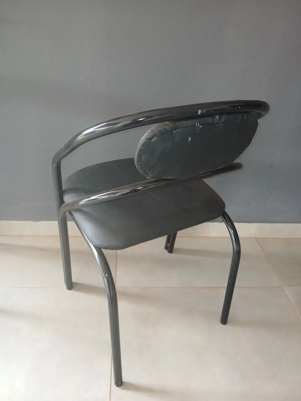 Cadeira tubular reformada  - Foto 2