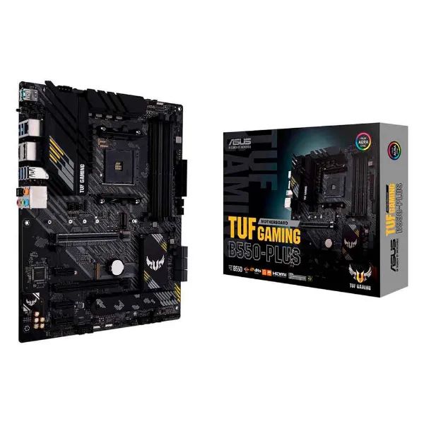 Placa Mãe AM4 Asus Tuf B550M Plus - Nova com Garantia - Entregamos - Foto 3