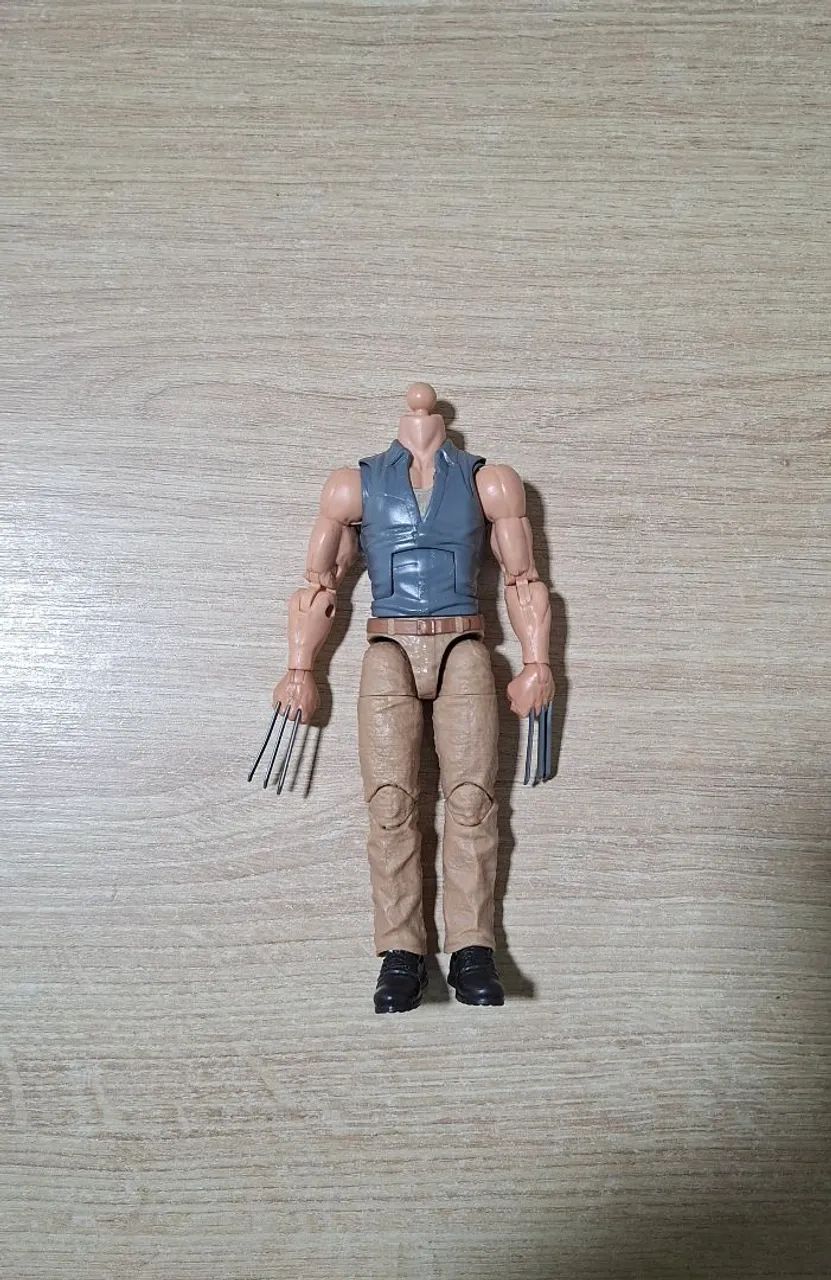 Marvel Legends Corpo Wolverine sem cabeça filme Deadpool e Wolverine Custom