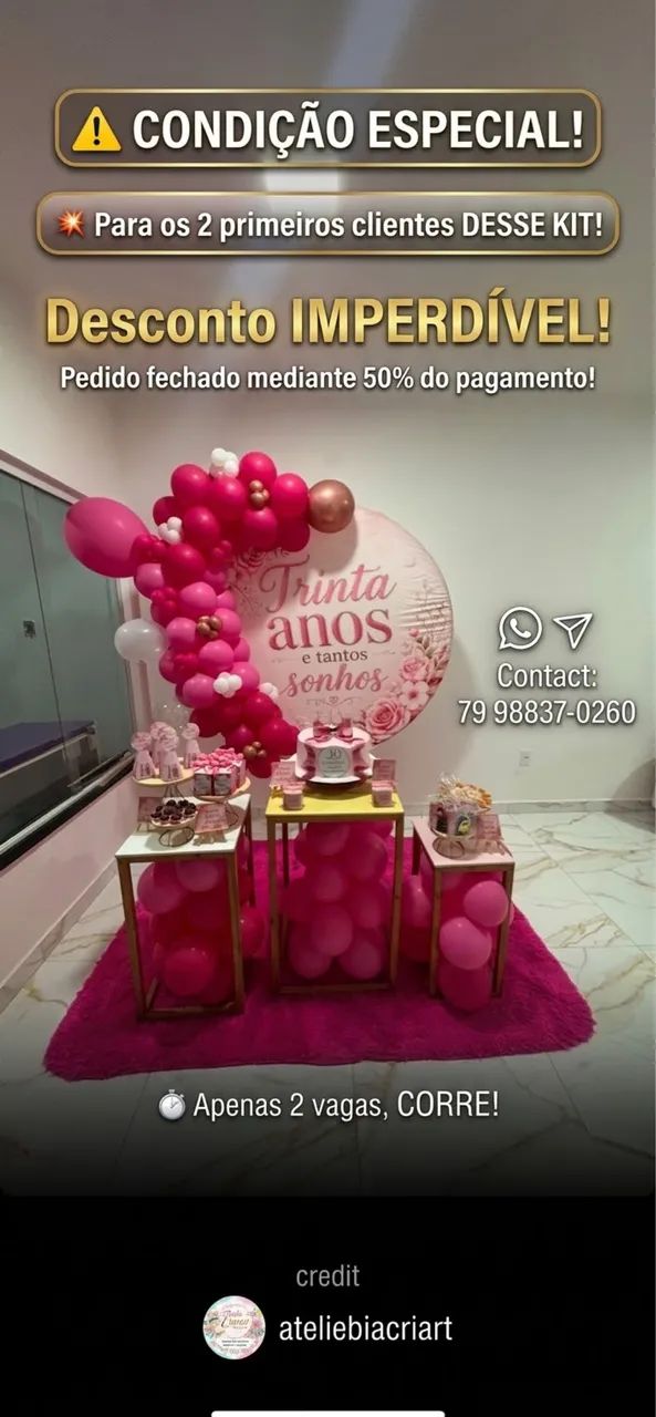 Decoração de festa 