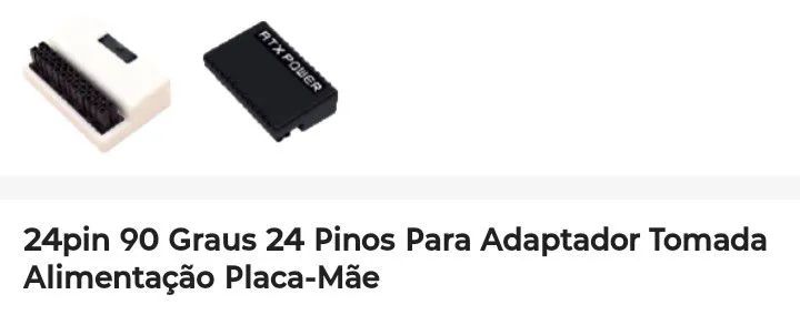 Conector 24 pinos para placa mãe branco  - Foto 4