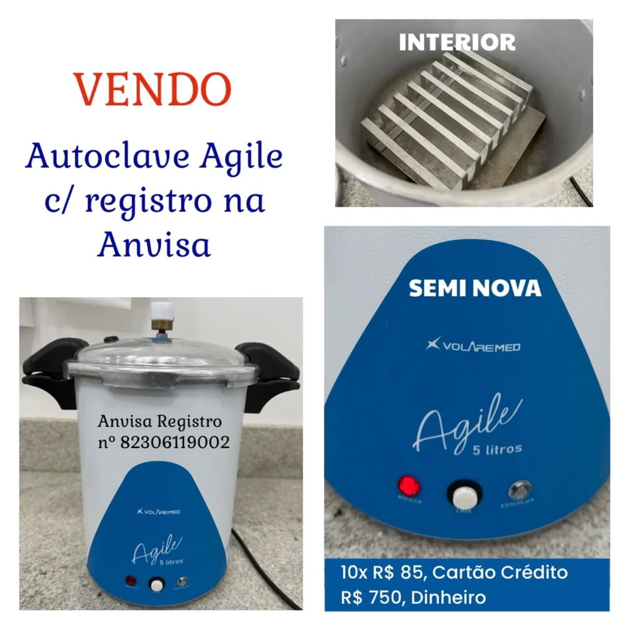 Autoclave Agile 5 litros  - Foto 5