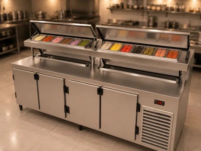 Balcão de Encosto Refrigerado sob medida
