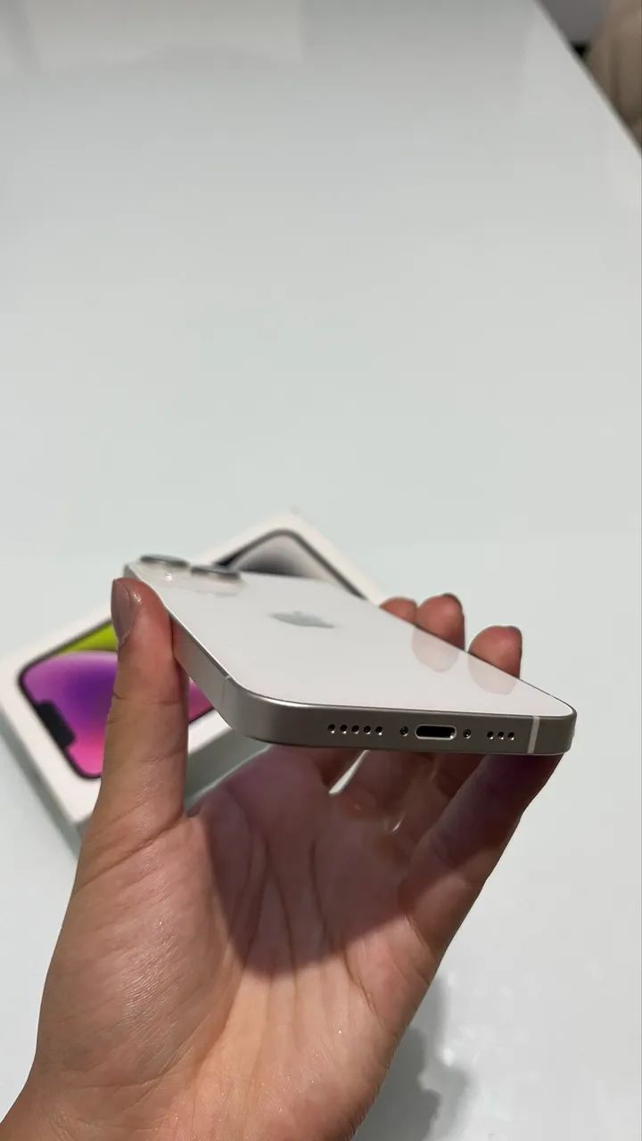 IPHONE 14 128GB BRANCO | MUITO bem conservado  - Foto 4