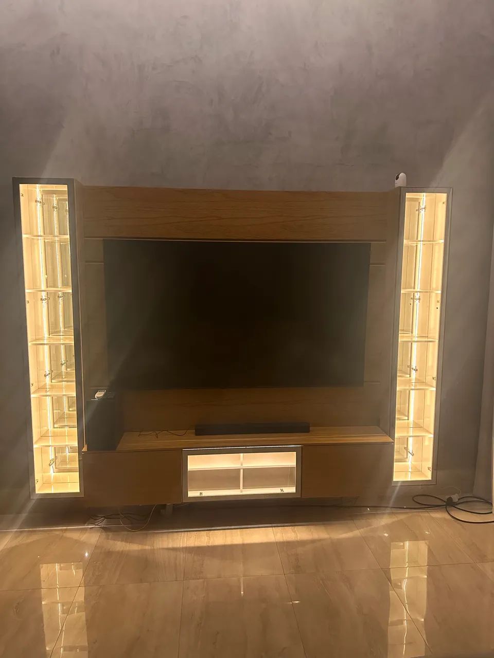 Rack para TV até 85? para sala com LED em MDF - Foto 3