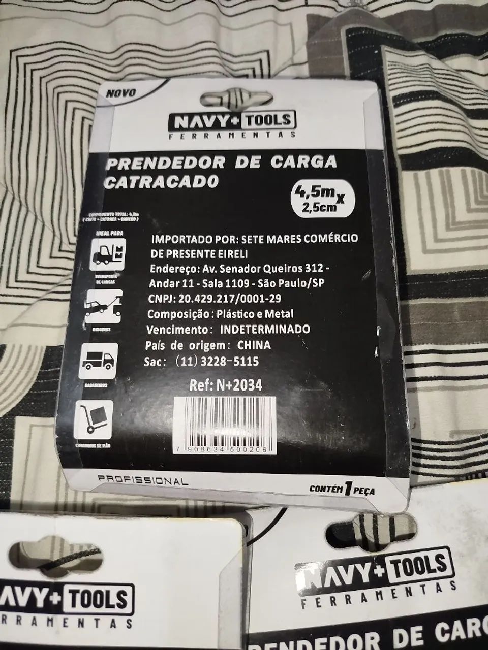 Vendo cinta com catraca nova para amarrar seu barco seu sua moto usa o dia a dia  CARGA. - Foto 5