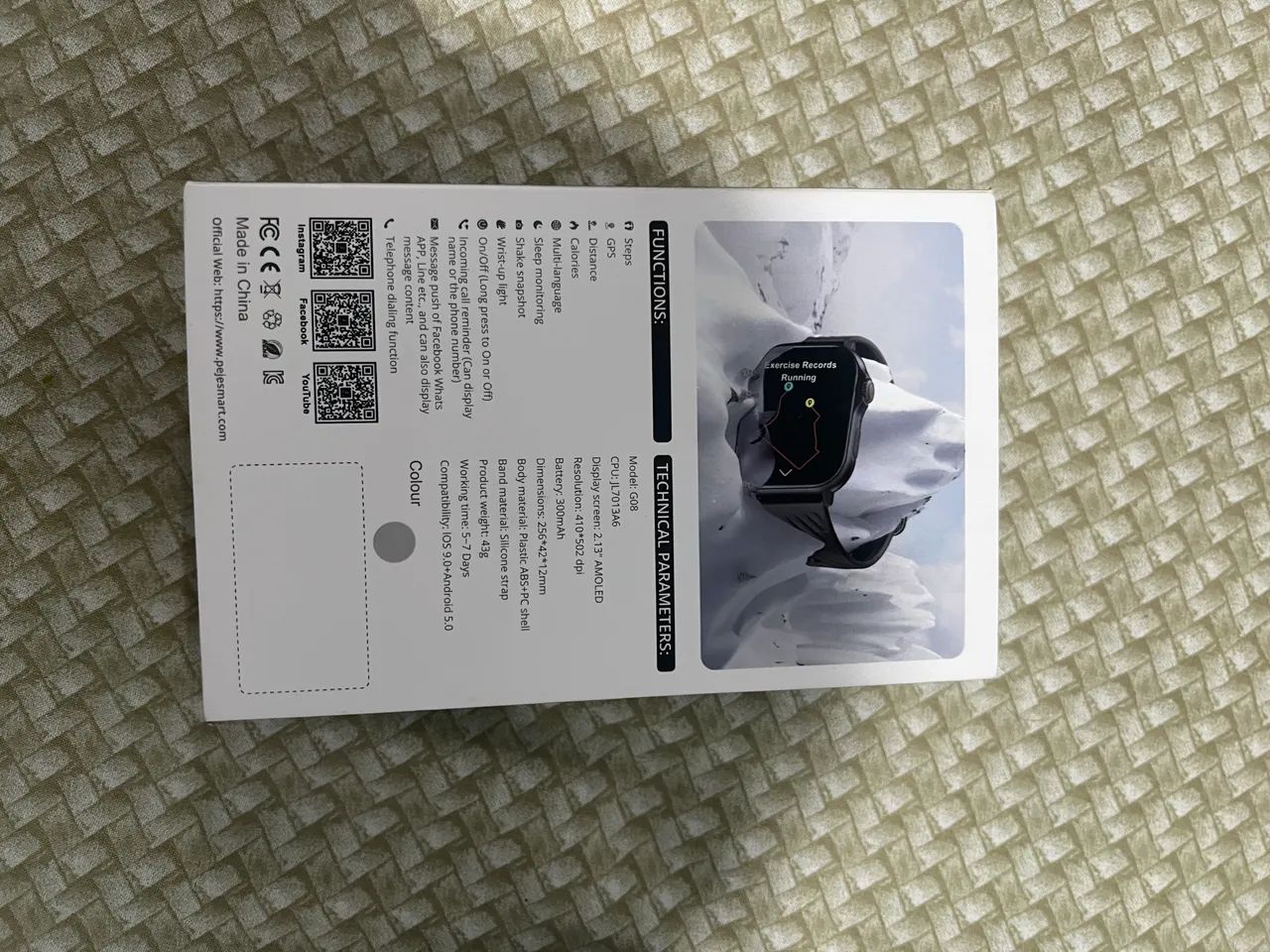 Relógio PEJE smart watch G08 - Foto 4