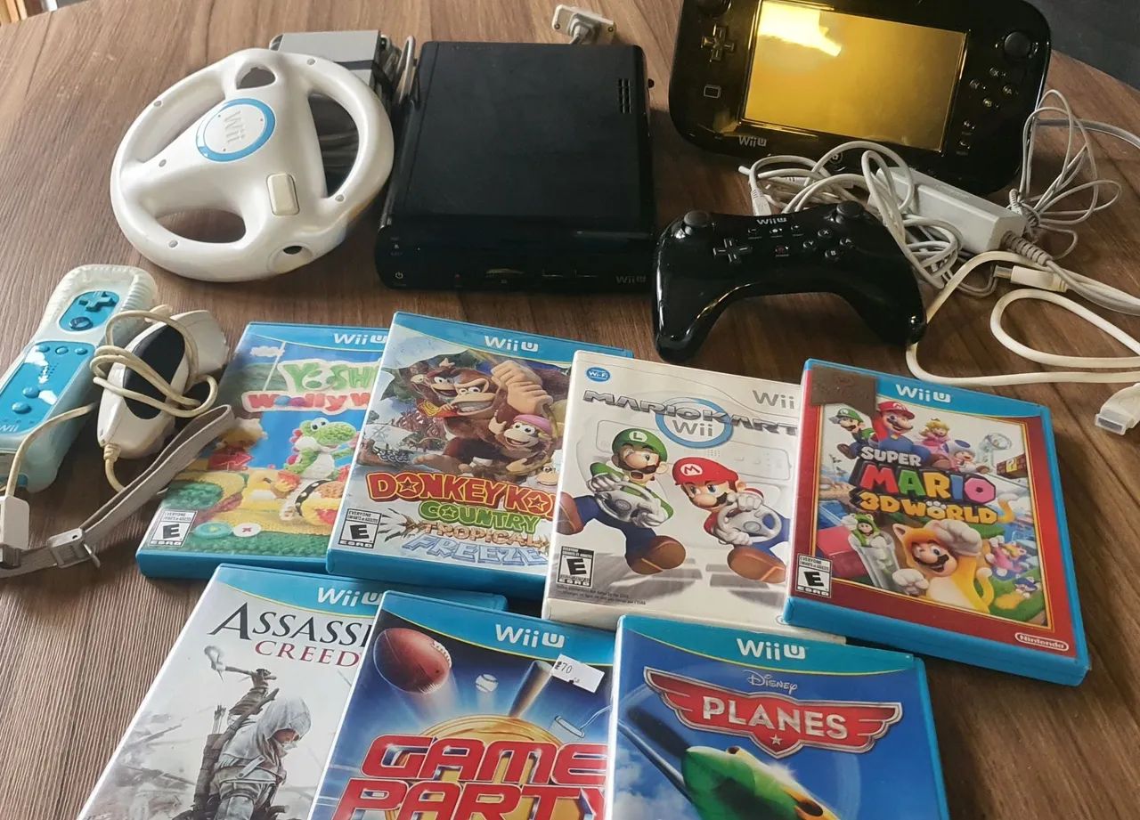 Console video Game Nintendo Wii U 32GB Deluxe. Completissimo e