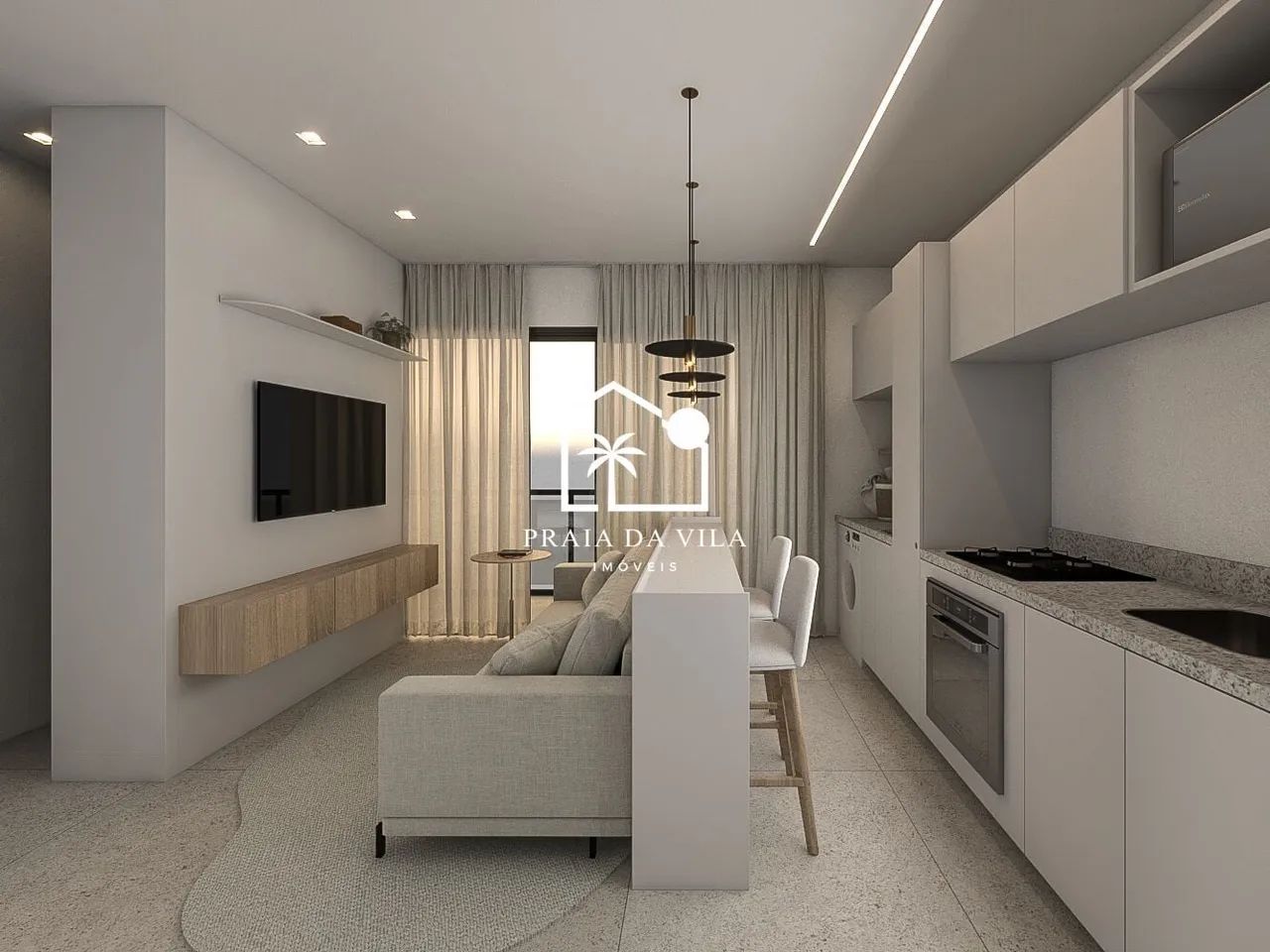 Studio Moderno em Condomínio Completo a 5 Minutos da Praia da Vila | Edifício Itacami Vill - Foto 4