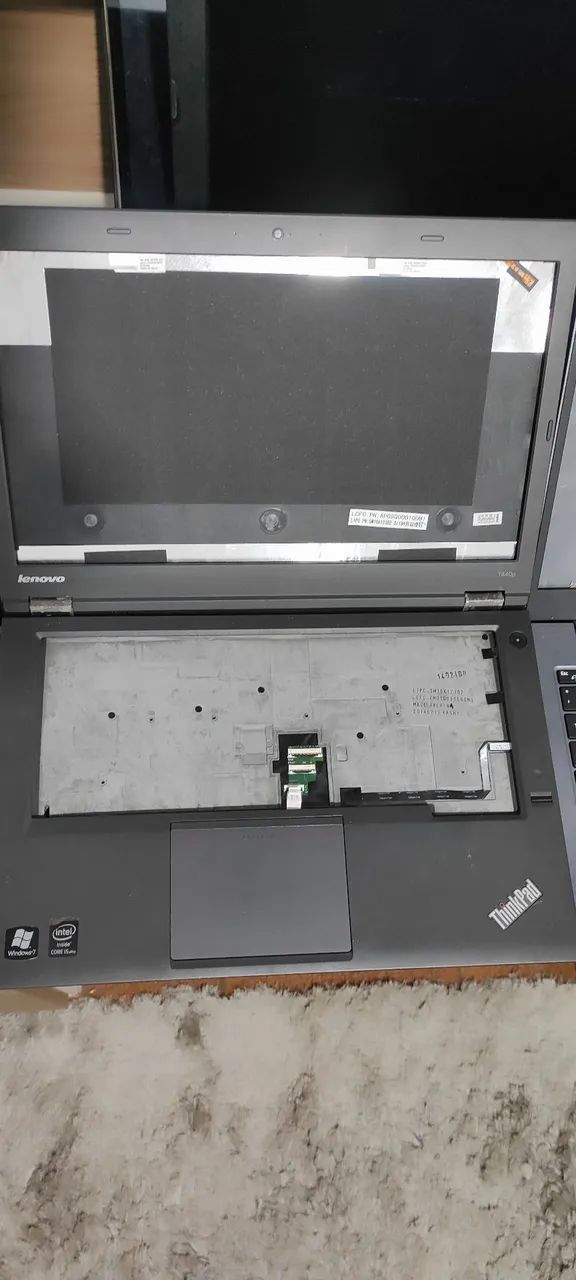 Notebook peças 